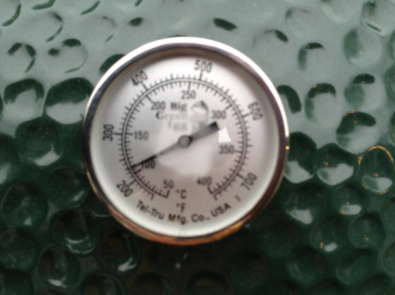 Big Green Egg temperature