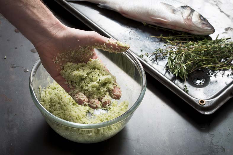 Prepare Salt Crust