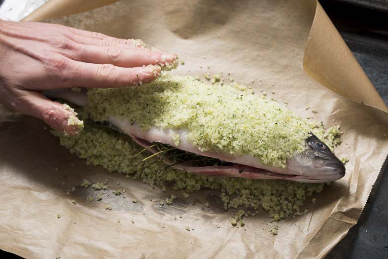 Fish in Salt Crust