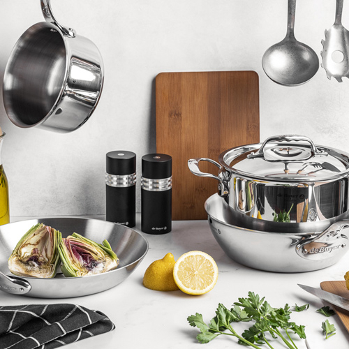de Buyer Affinity Stainless Steel Cookware – Precision for Your