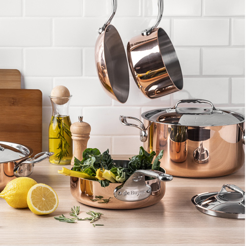 de Buyer Prima Matera – Induction-Compatible Copper Cookware