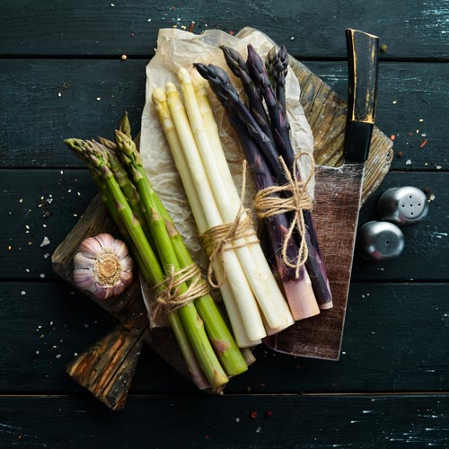 Preparing and serving asparagus