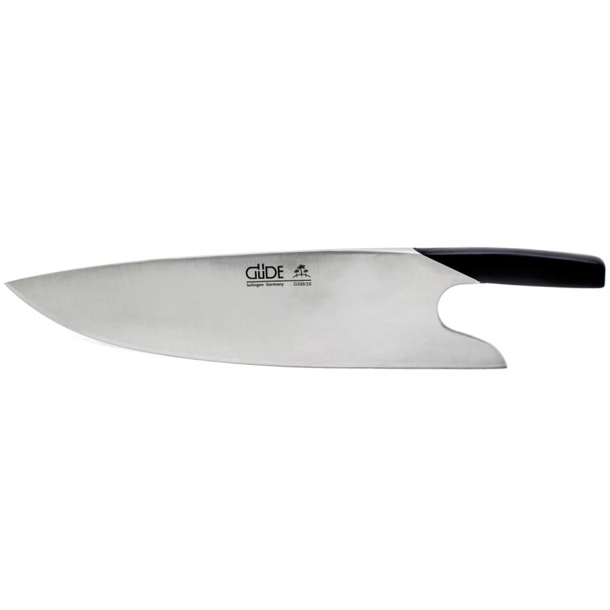 Gude Delta Series Forged Double Bolster Serrated Tomato Knife 5-in