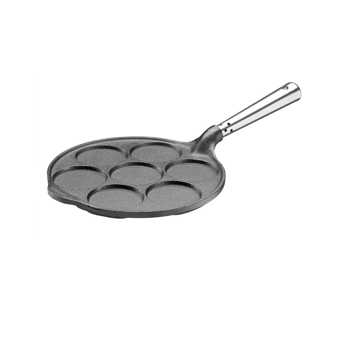 Skeppshult Professional Pfannkuchenpfanne 23 cm - Gusseisen mit Edelstahlgriff