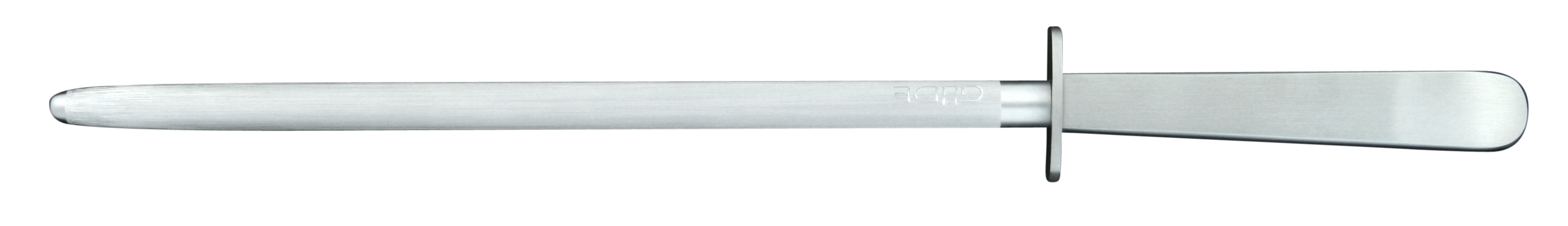 Güde Kappa runder Wetzstahl 26 cm / Klinge und Griff aus CVM-Stahl