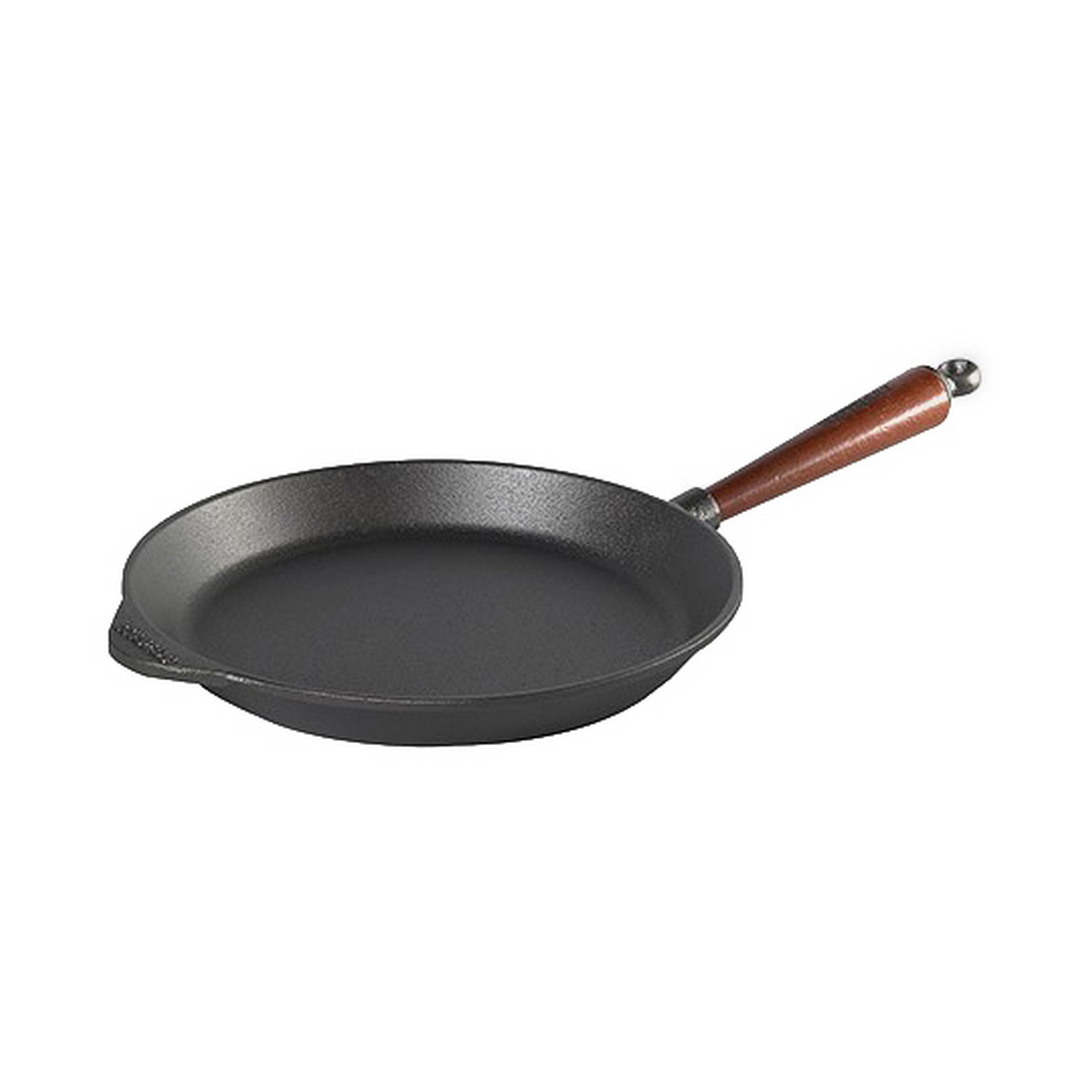 Skeppshult Traditional Pfanne 28 cm - Gusseisen mit Buchenholzgriff