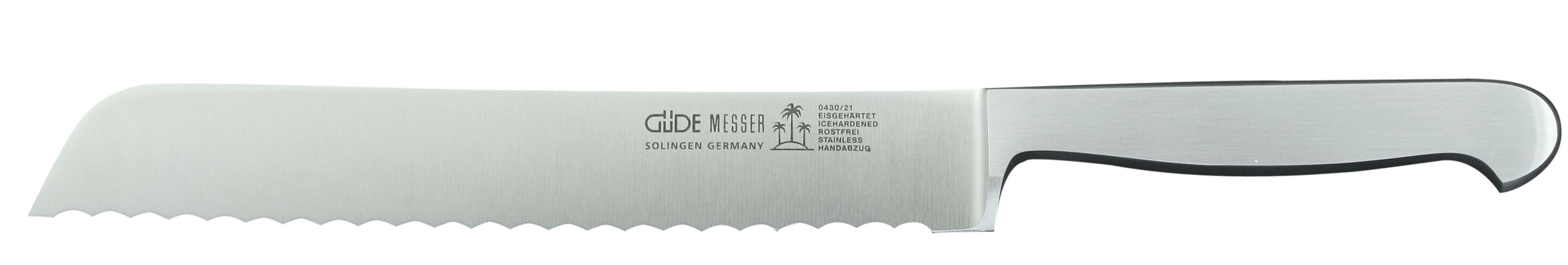 Güde Kappa Brotmesser 21 cm - Klinge und Griff CVM-Stahl