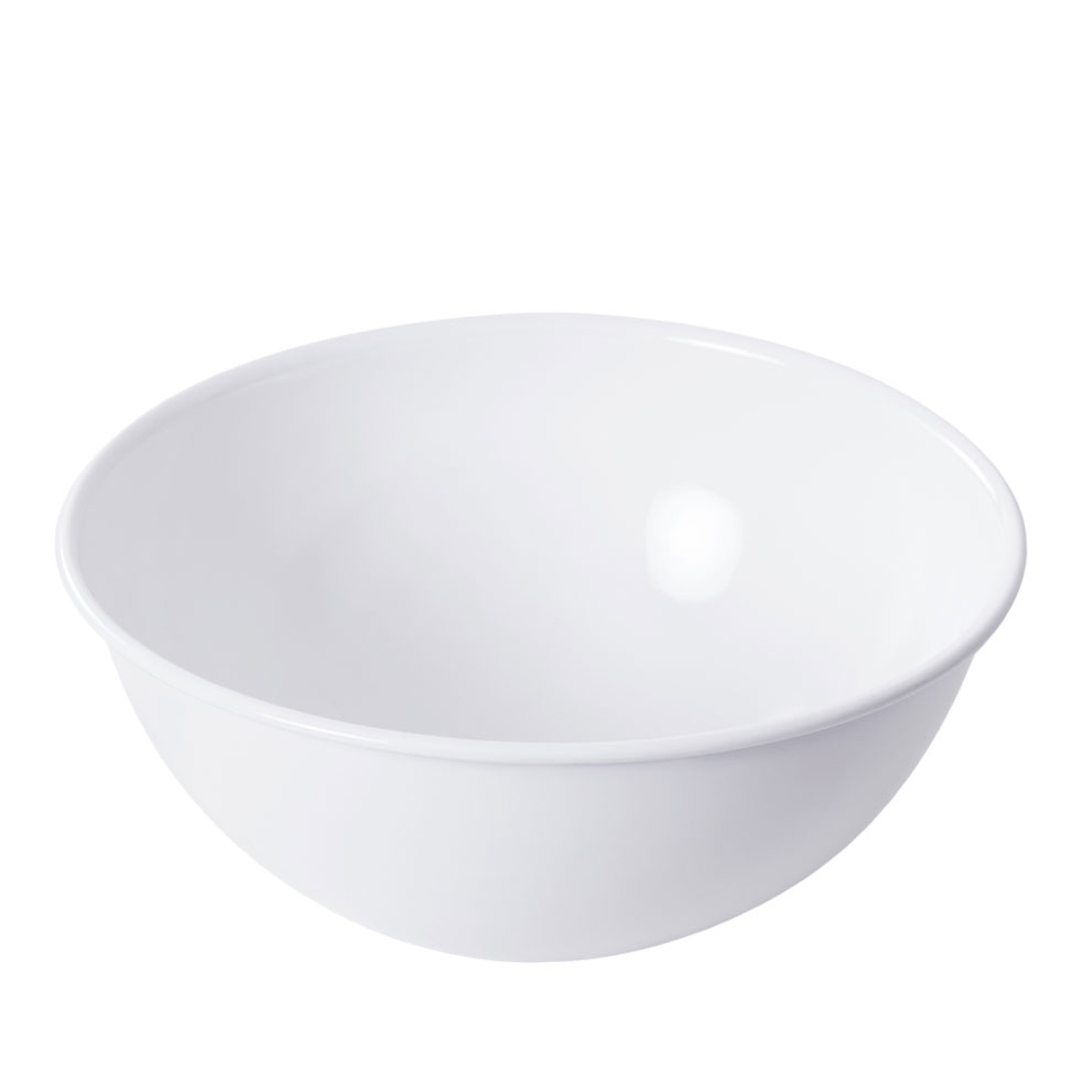 Riess Classic Weiß Obstschüssel / Salatschüssel 30 cm / 5,0 Liter / aus Emaille