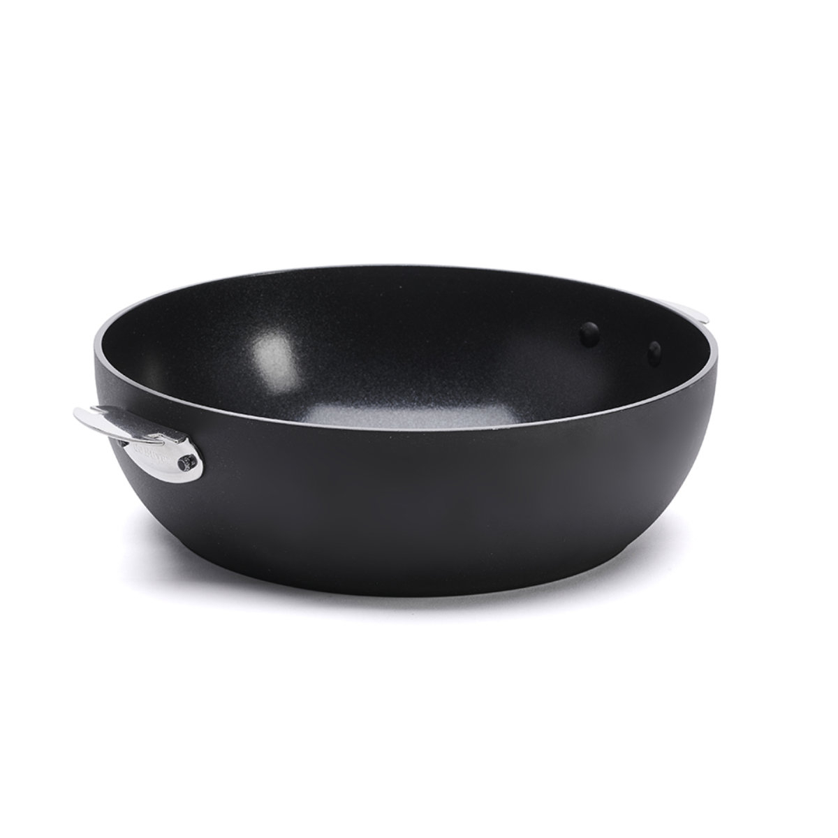 de Buyer Ceranoa Loqy Curved Sauté Pan 24 cm with Ceramic Coating - Aluminum