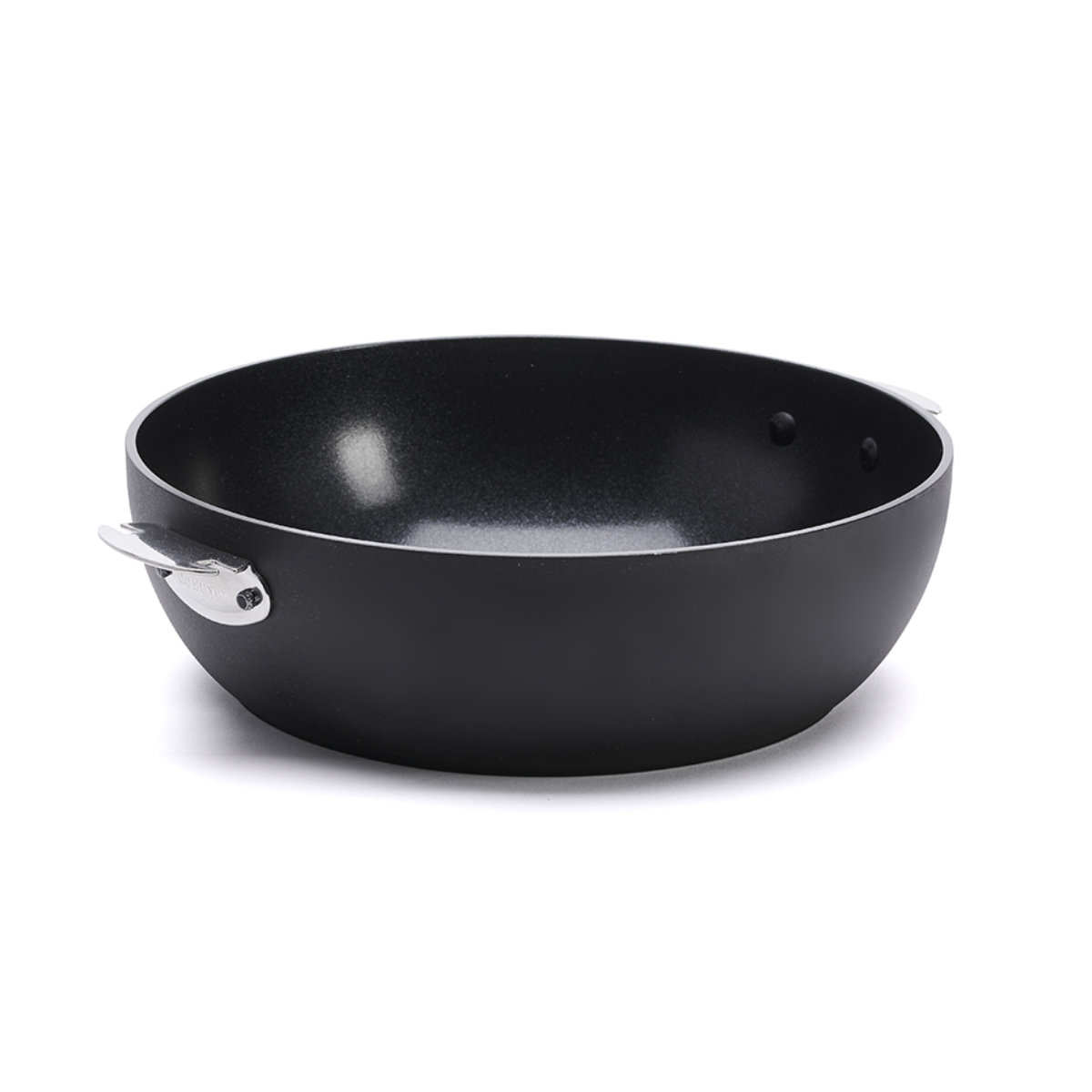 de Buyer Ceranoa Loqy Curved Sauté Pan 28 cm with Ceramic Coating - Aluminum