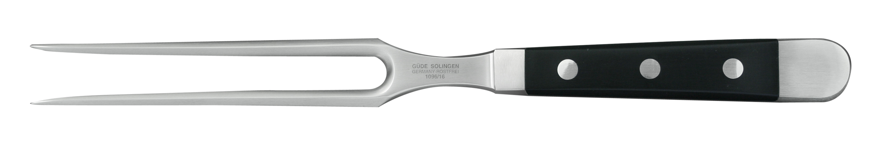 Güde Alpha Fleischgabel 16 cm - CVM-Messerstahl - Griffschalen Hostaform