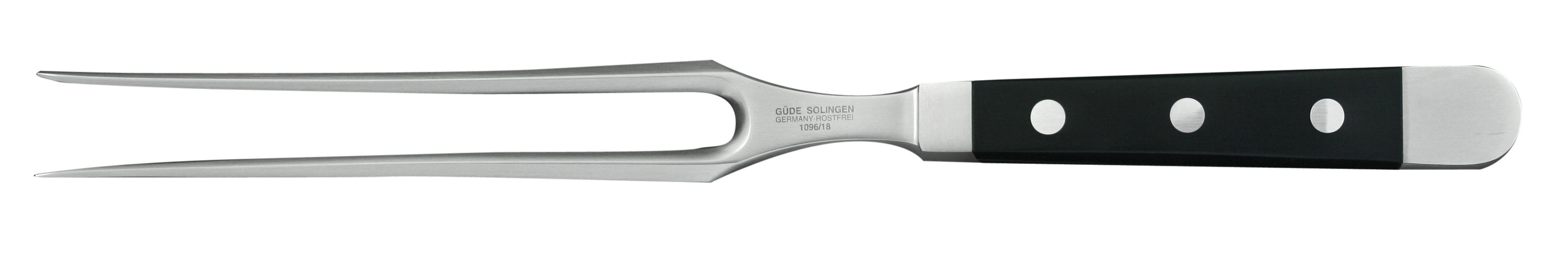 Güde Alpha Fleischgabel 18 cm - CVM-Messerstahl - Griffschalen Hostaform