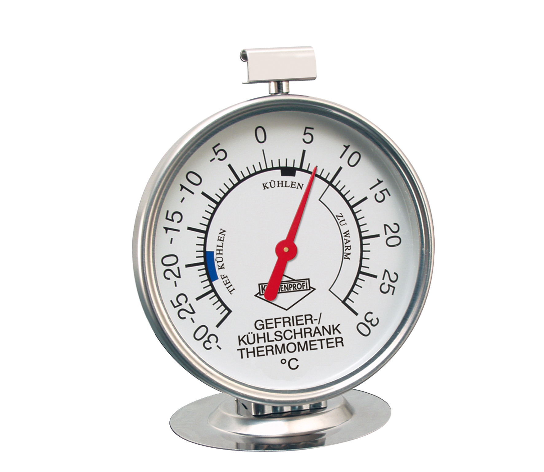Küchenprofi Kühlschrank-Thermometer Edelstahl