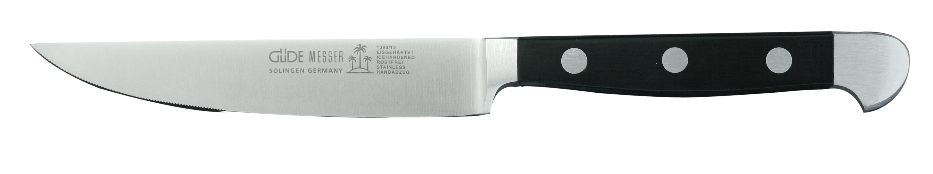 Güde Alpha Porterhouse Steakmesser 12 cm / Griffschalen aus Hostaform