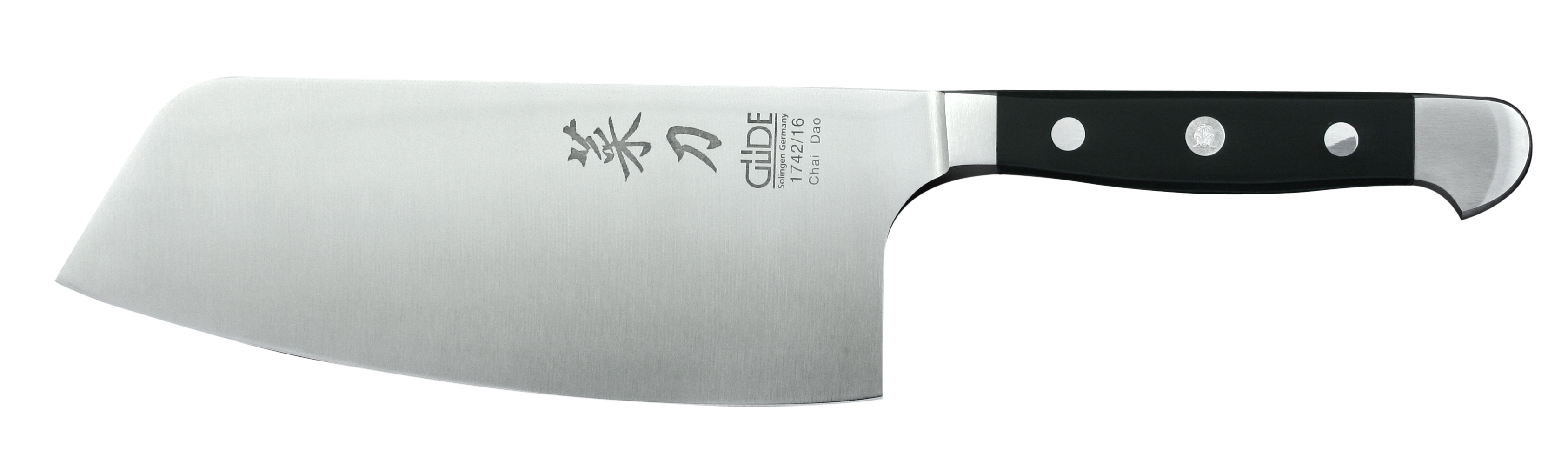 Güde Alpha Chai Dao Messer 16 cm - CVM-Messerstahl - Griffschalen Hostaform