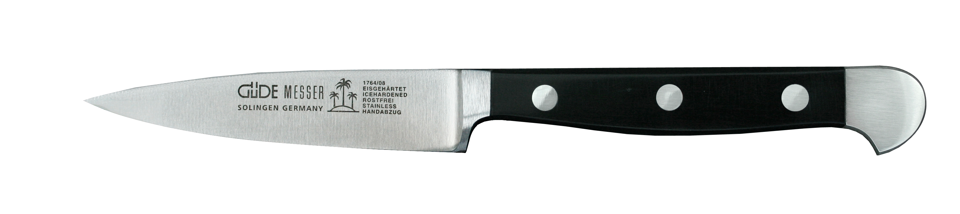 Güde Alpha Spickmesser 8 cm - CVM-Messerstahl mit Griffschalen aus Hostaform