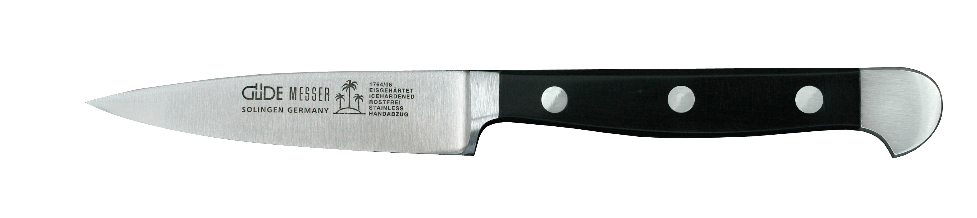 Güde Alpha Spickmesser 8 cm - CVM-Messerstahl - Griffschalen Hostaform