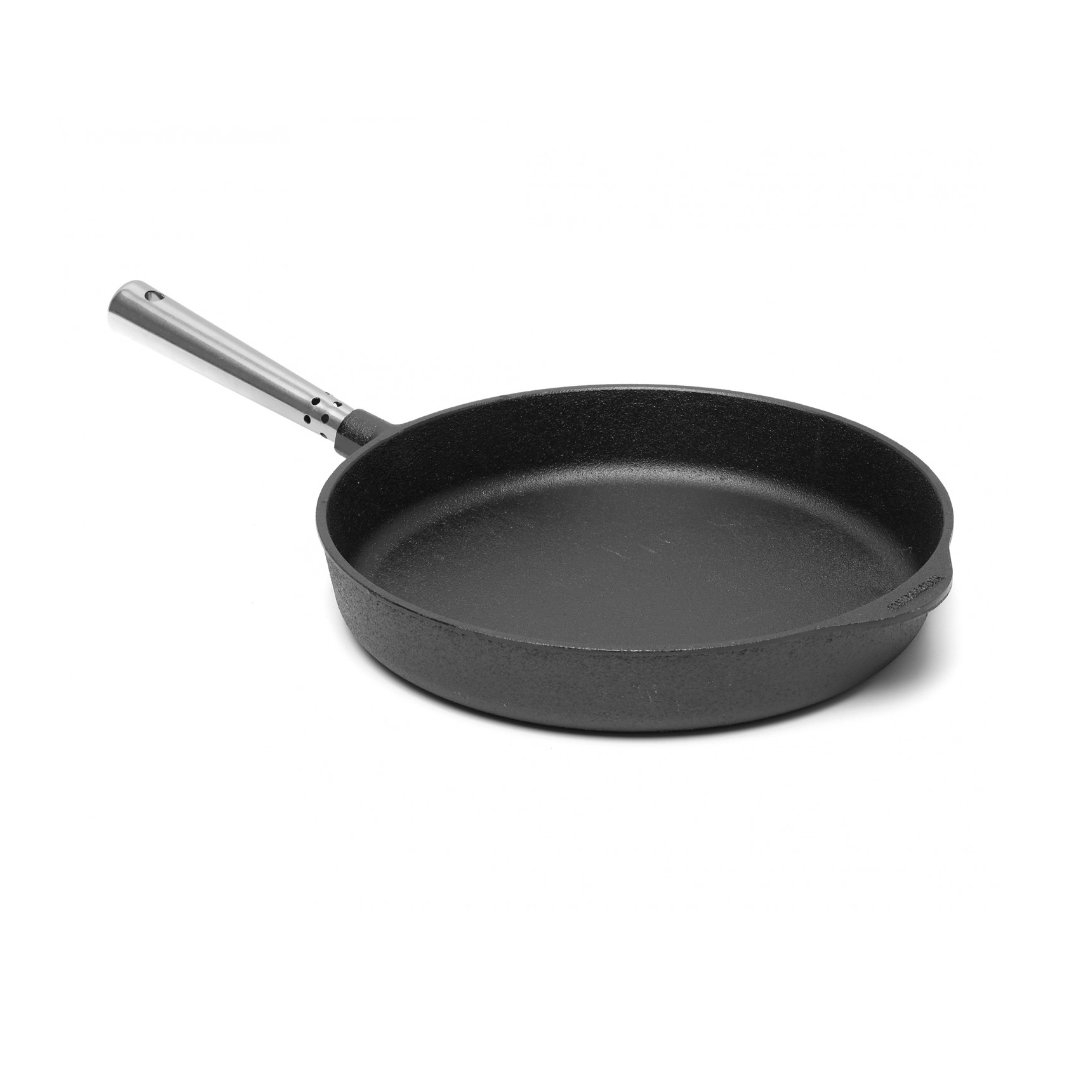 Skeppshult Professional Bratpfanne 30 cm - Gusseisen mit Edelstahlgriff Bratpfanne