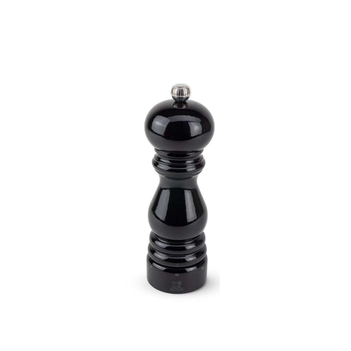 Peugeot Paris U'Select Salzmühle 18 cm Buchenholz schwarz lackiert - Zirlion-Mahlwerk
