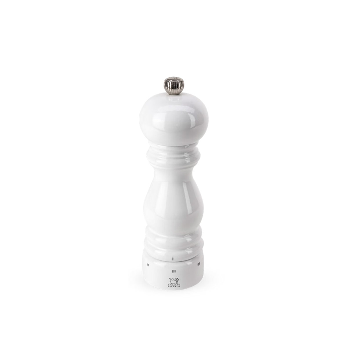 Peugeot Paris U'Select Salzmühle 18 cm Buchenholz weiß lackiert - Zirlion-Mahlwerk