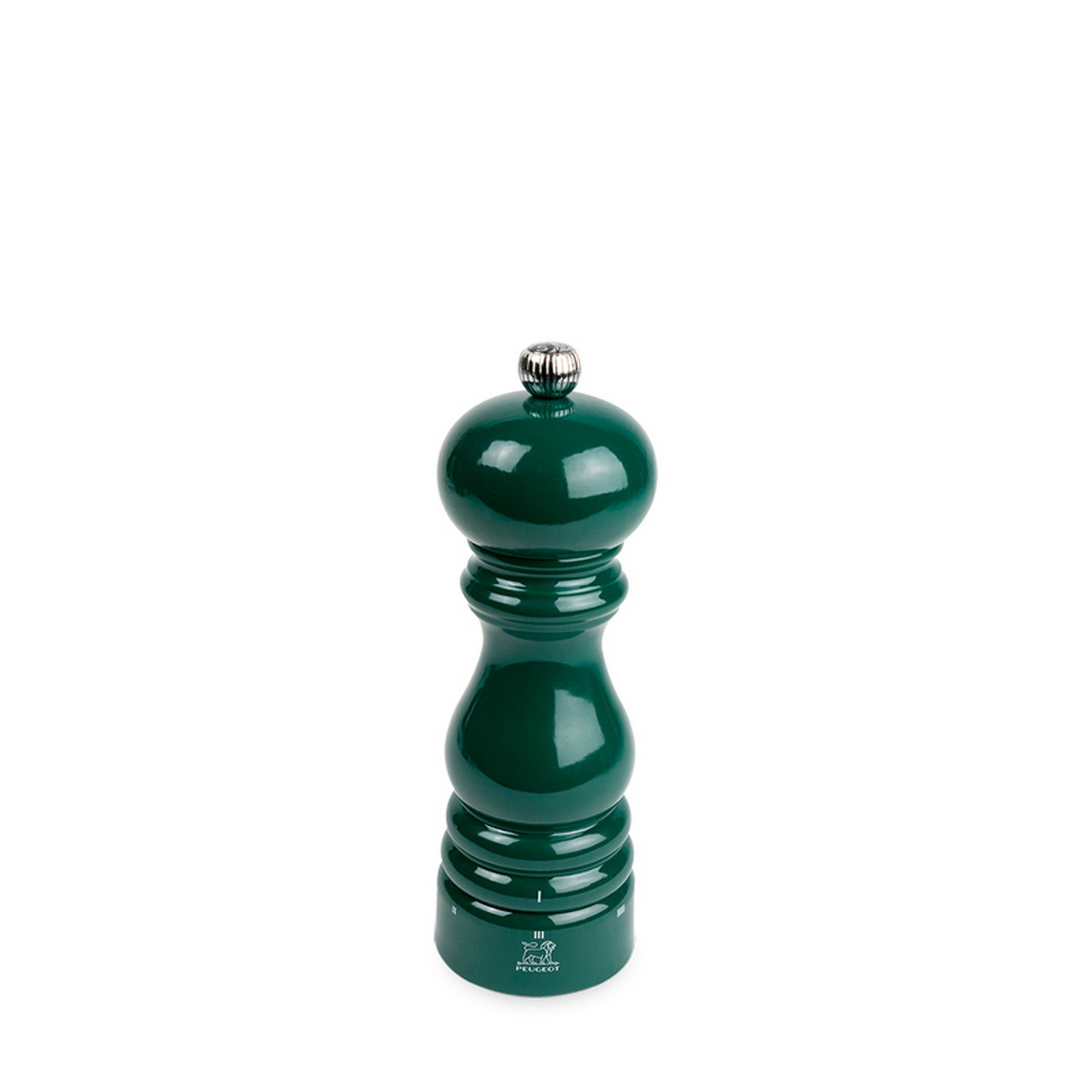 Peugeot Paris U'Select Salzmühle 18 cm Buchenholz waldgrün lackiert - Zirlion-Mahlwerk