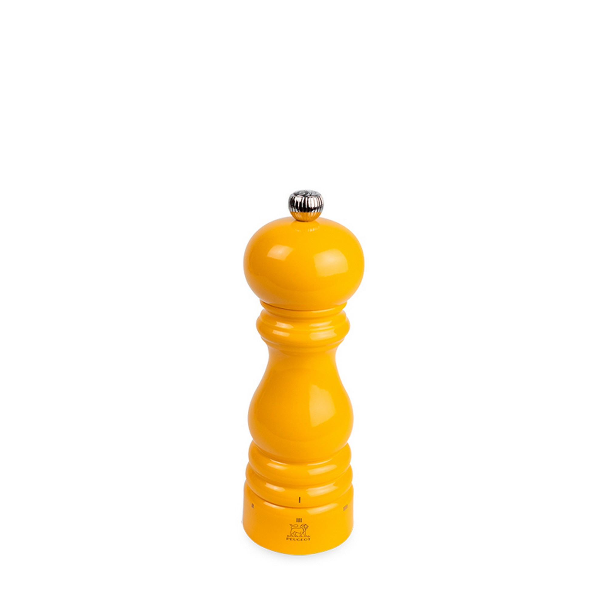 Peugeot Paris U'Select Salzmühle 18 cm Buchenholz safrangelb lackiert - Zirlion-Mahlwerk