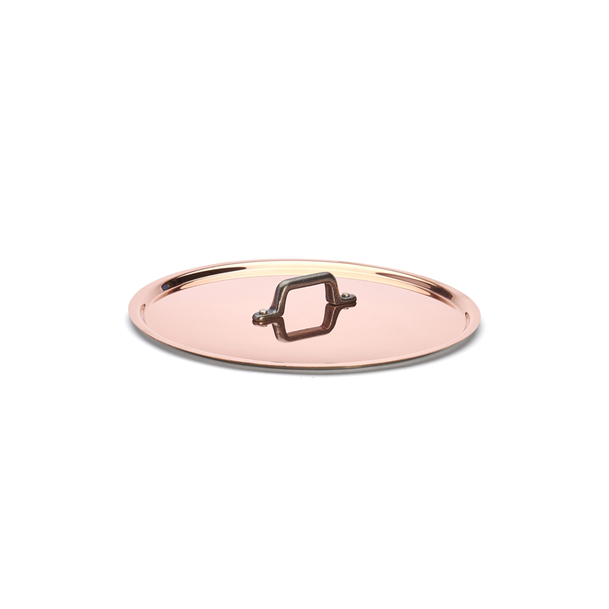 de Buyer Kupfer Deckel 18 cm mit Gusseisengriff