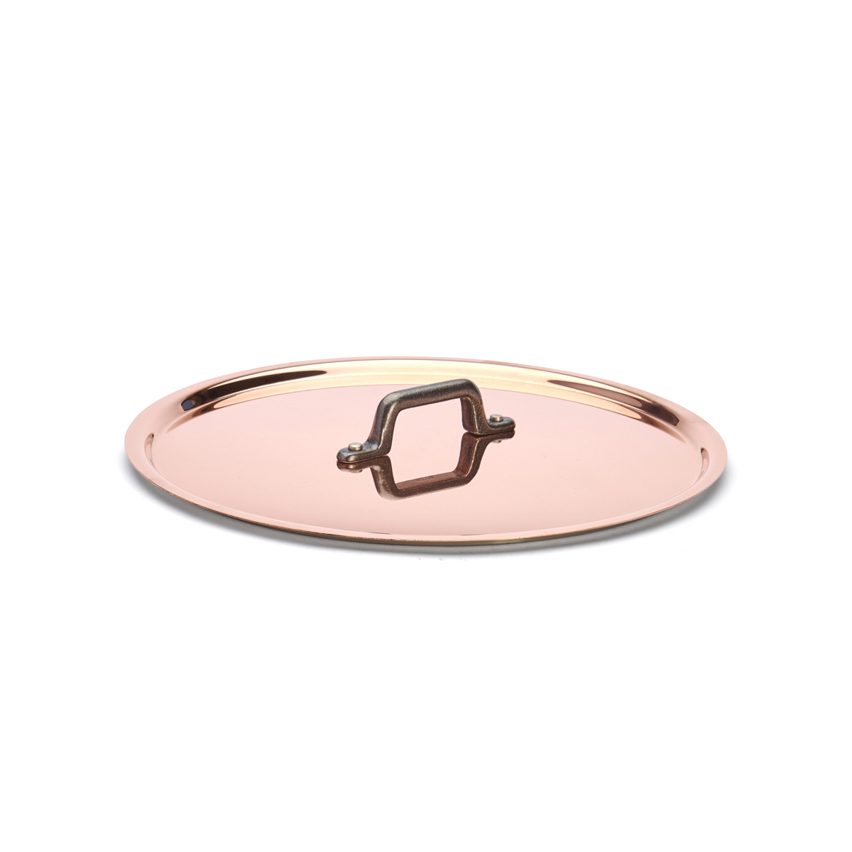 de Buyer Kupfer Deckel 28 cm mit Gusseisengriff