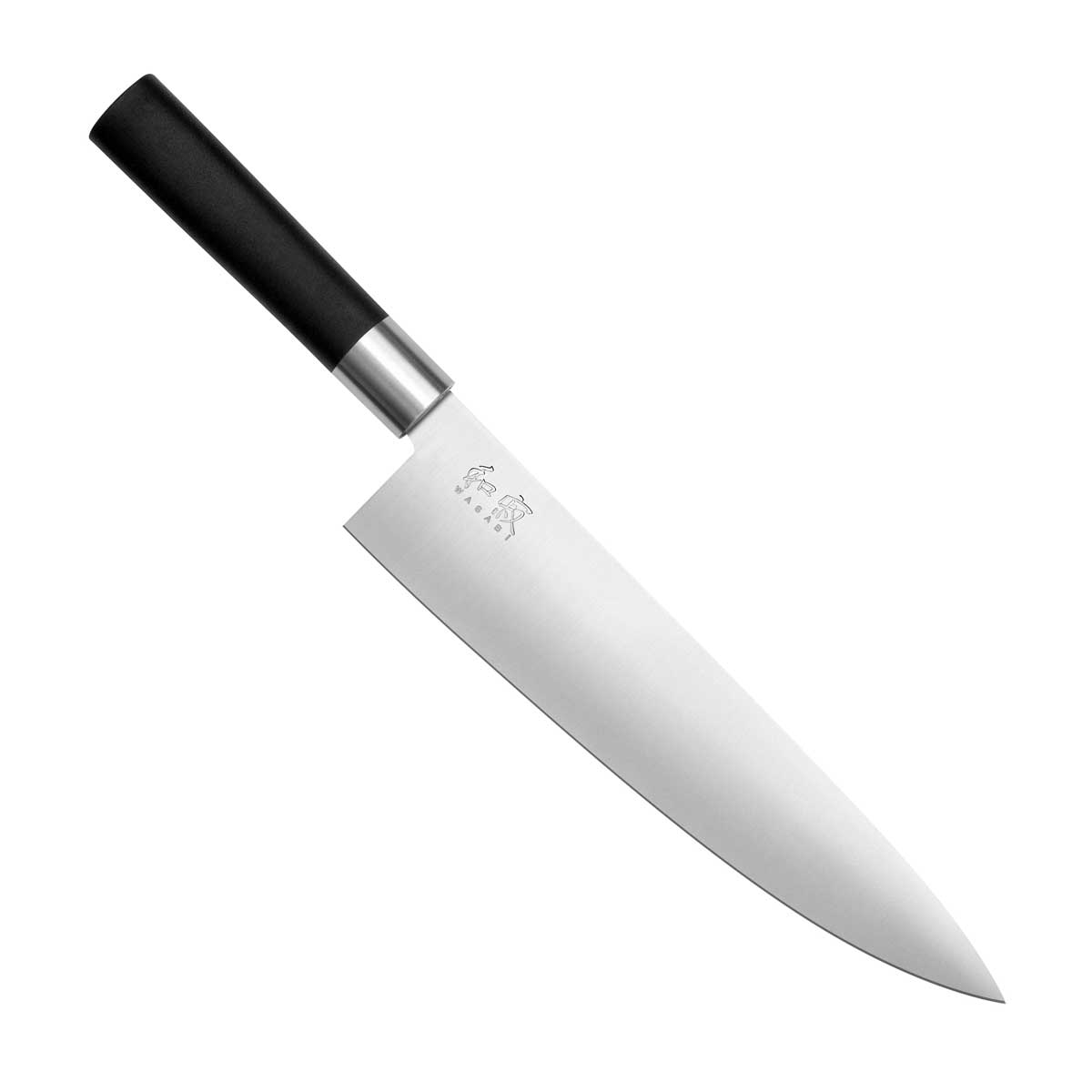 KAI Wasabi Black Kochmesser 23,5 cm - Edelstahlklinge - Griff Kunststoff