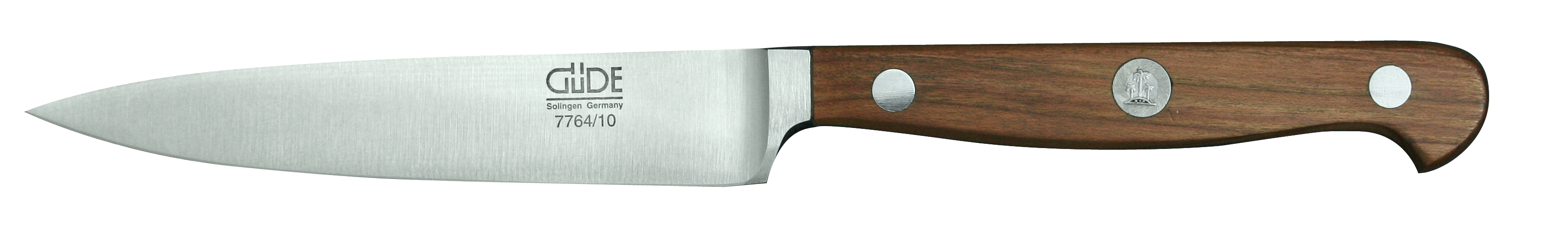Güde Franz Güde Spickmesser 10 cm - CVM-Messerstahl mit Griffschalen aus Pflaumenholz