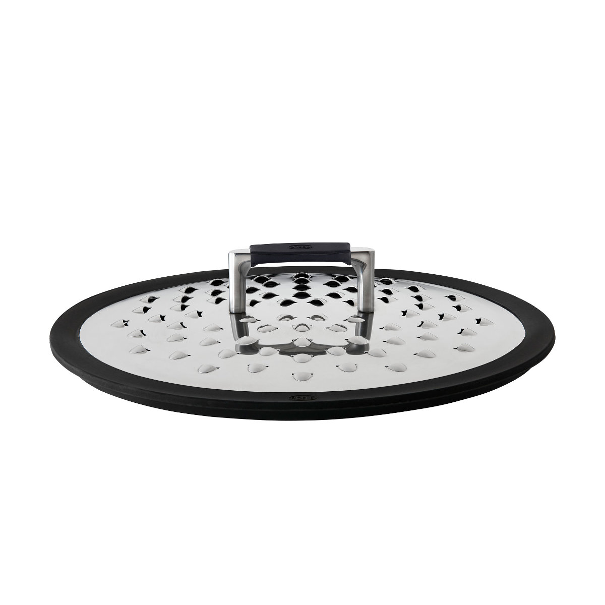 Spritzschutzdeckel RÖSLE grau (edelstahl) B295cm H58cm L295cm Ø295cm Edelstahl 18 10 Deckel passend für alle Brat- Schmor- und Servierpfannen mit Ø 24 und 28 cm