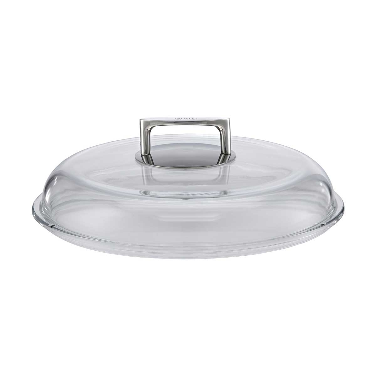 Rösle Silence Hochraum-Glasdeckel 32 cm aus Borosilikat für Bratpfannen und Servierpfannen