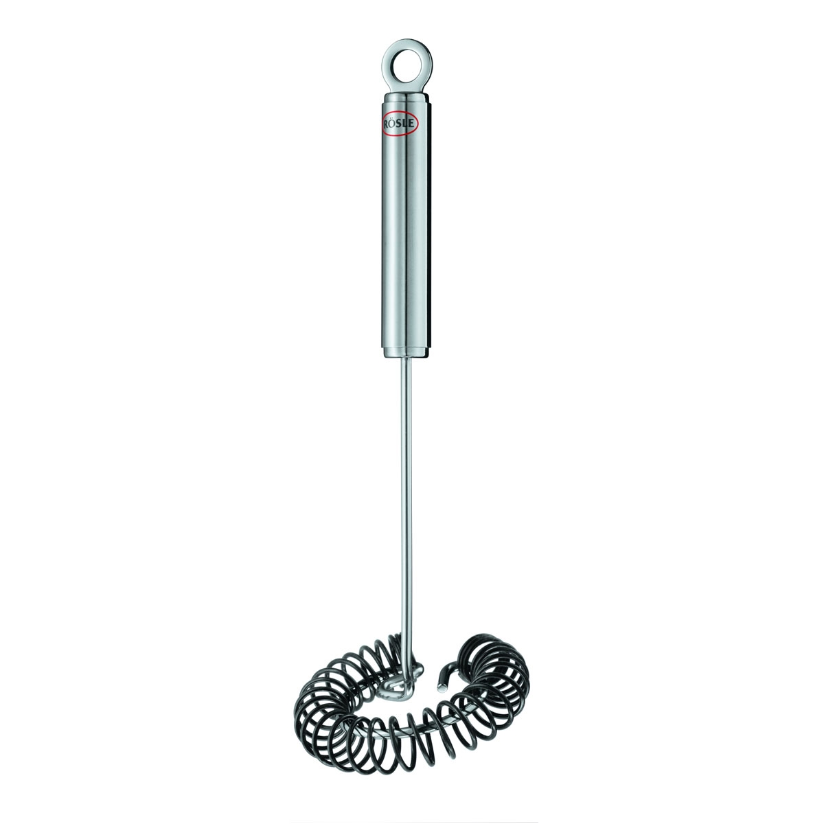 Rösle Spiralbesen 27 cm mit Rundgriff - Edelstahl mit Silikonüberzug