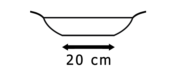 Auflagefläche 20 cm