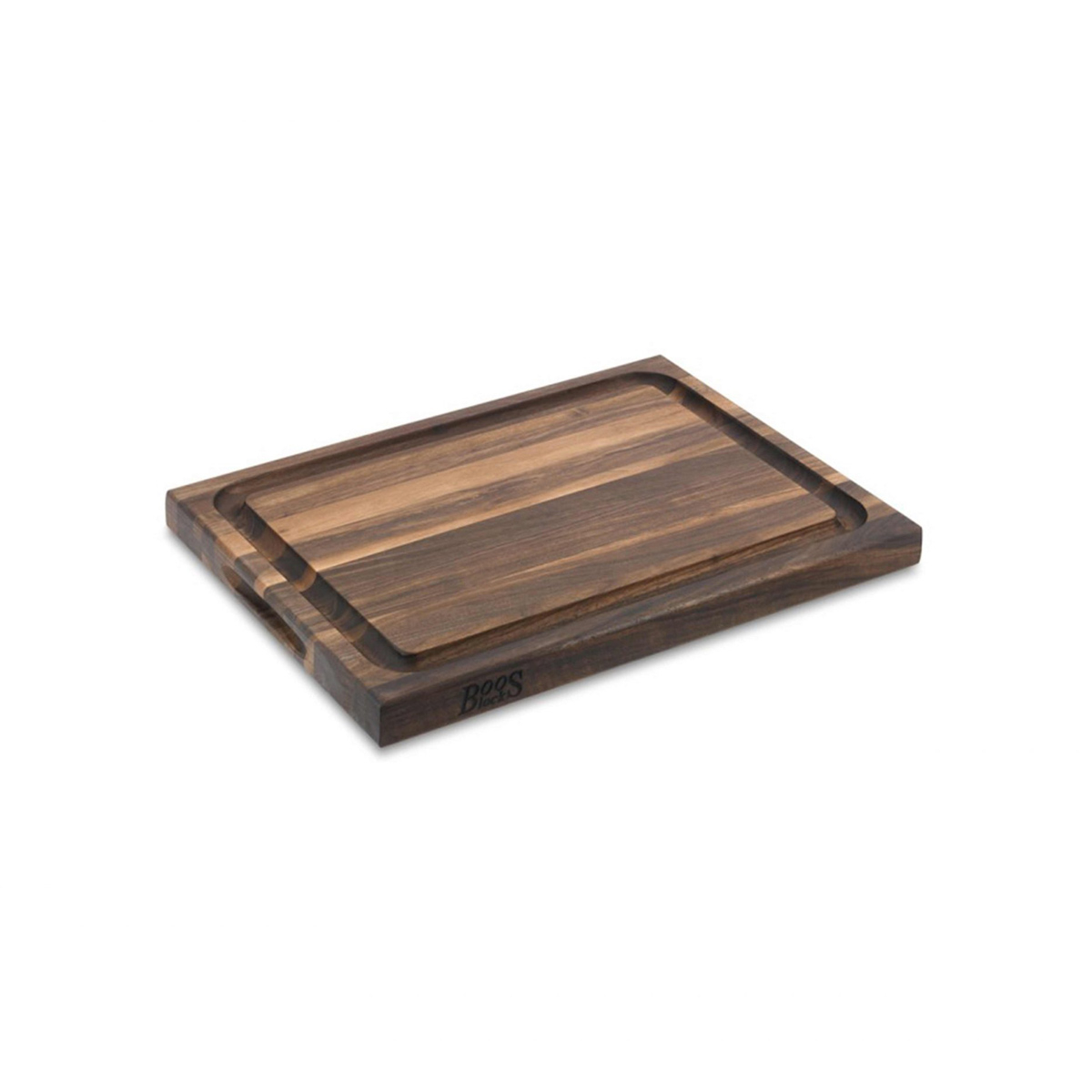 Boos Blocks Black Walnut Schneidebrett 46x31x4 cm mit Saftrille - Walnussholz