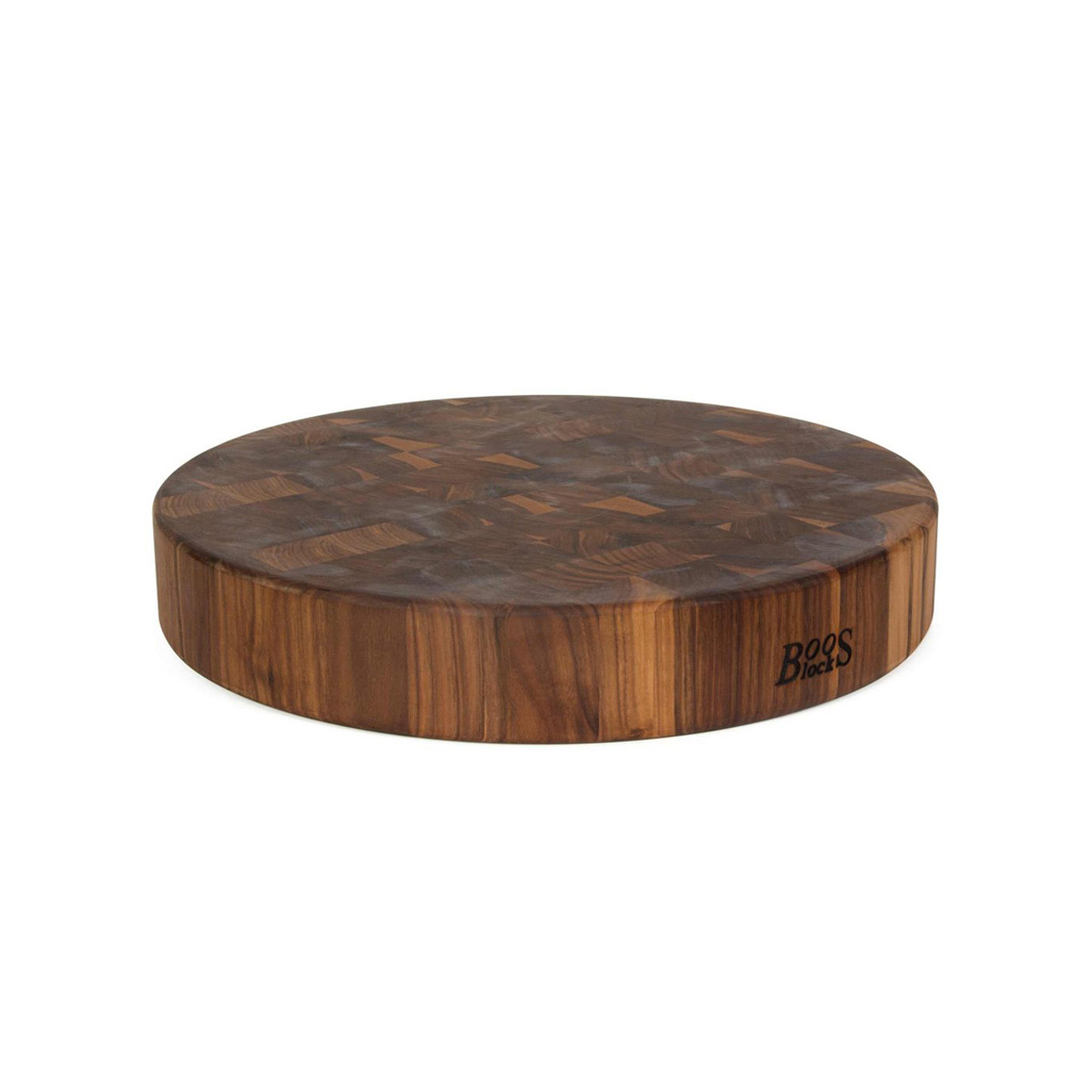 Boos Blocks Black Walnut Hackblock rund 46 cm - Walnuss-Stirnholz