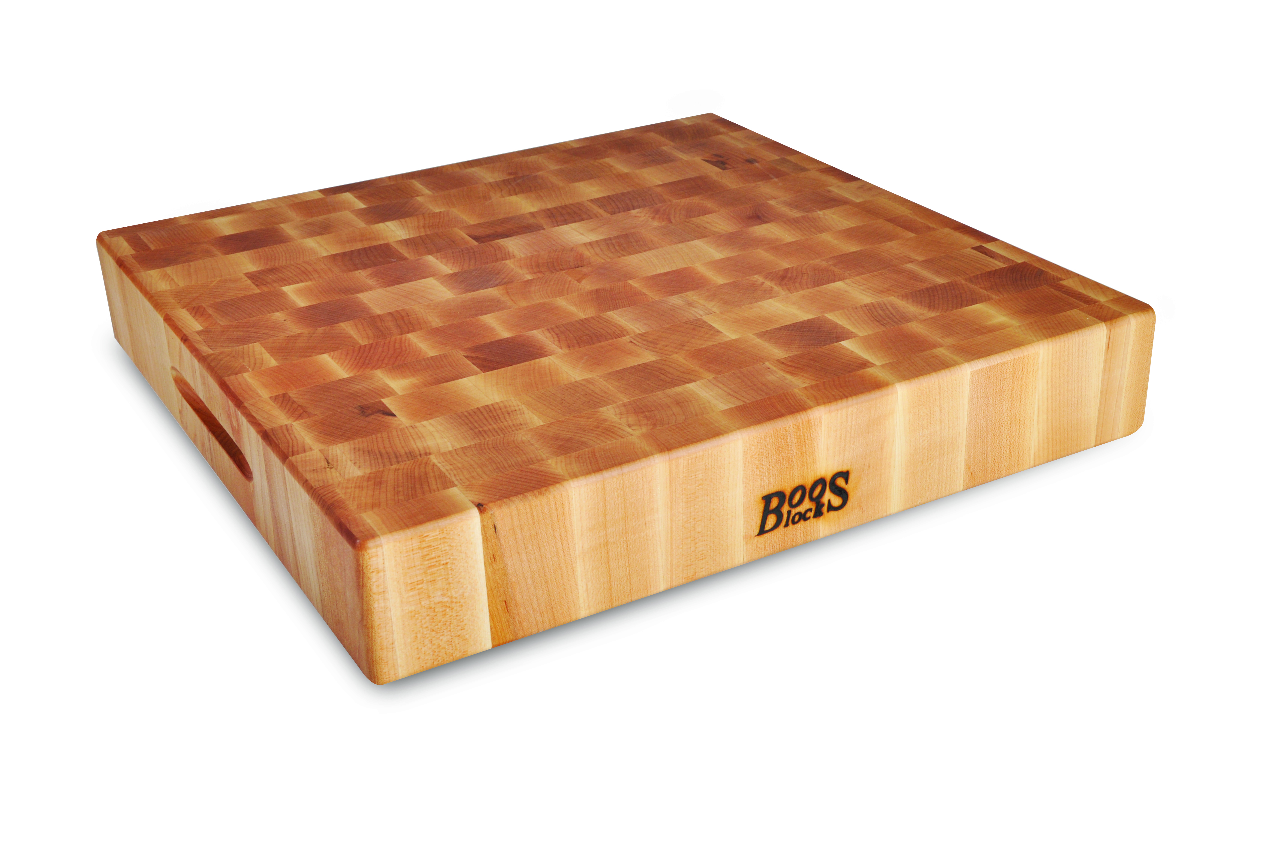 Boos Blocks Prep Blocks Hackblock 46x46x7,5 cm - Ahorn-Stirnholz