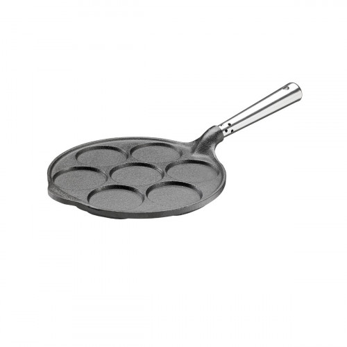 Skeppshult Spezialpfannen Pfannkuchenpfanne 23 cm - Gusseisen mit Edelstahlgriff