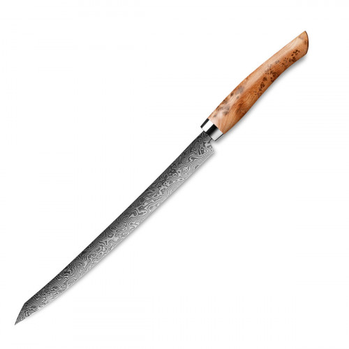 Nesmuk Exklusiv C 90 Damast Slicer 26 cm - Griff Wacholder