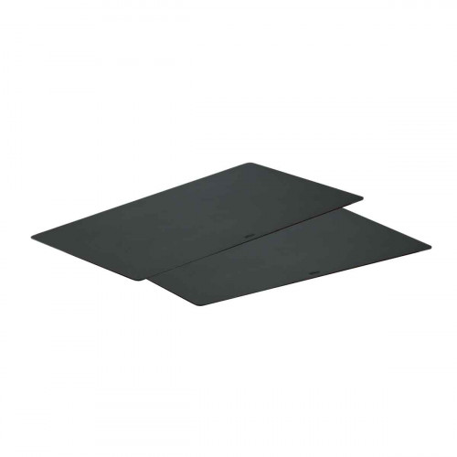 Rösle Schneidauflage schwarz 2-er Set 35x25 cm - Kunststoff