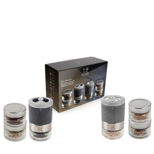 Peugeot Maestro Duo Geschenkbox Pfeffer- und Salzmühle 11 cm 