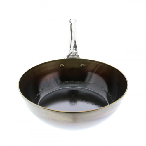 de Buyer Mineral B Pro Bauernpfanne 24 cm eingebrannt - Eisen mit Edelstahlgussgriff