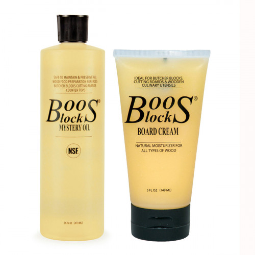 Boos Block Pflegeset 2-teilig Oil & Cream