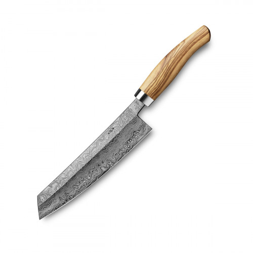 Nesmuk Exklusiv C100 Damast Kochmesser 18 cm - Griff Olivenholz