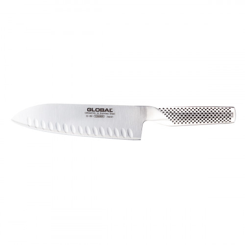 Global G-80 Santoku 18cm mit Kullen