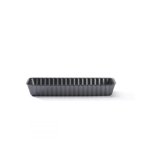 de Buyer Tortenform rechteckig 20 x 8 cm - Stahl mit Antihaftbeschichtung
