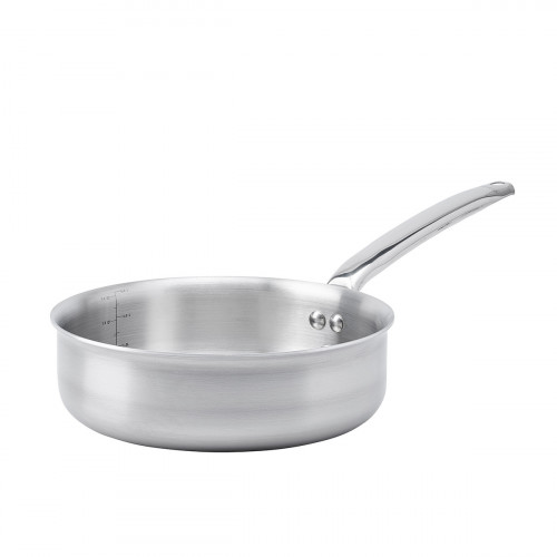 de Buyer Alchimy Sauteuse gerade 24 cm - Edelstahl-Mehrschichtmaterial