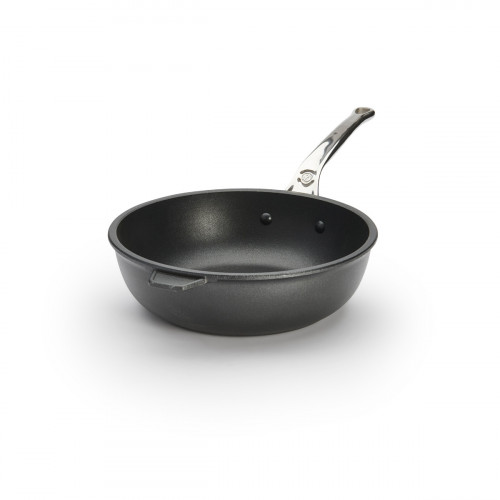 de Buyer Choc Extreme Sauteuse 24 cm mit Antihaftbeschichtung & Stielgriff - Aludruckguss