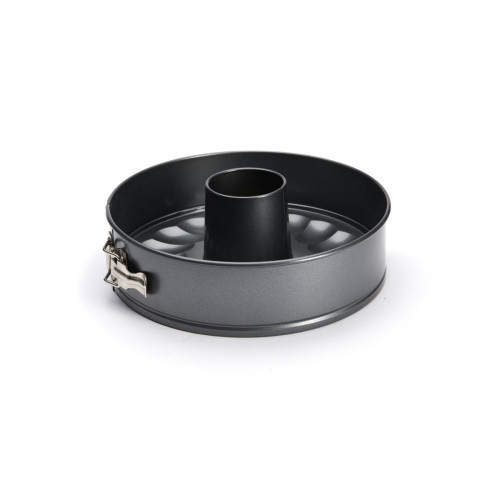 de Buyer Springform 3-teilig 26 cm mit Savarin-Einsatz - Stahl mit Antihaftbeschichtung