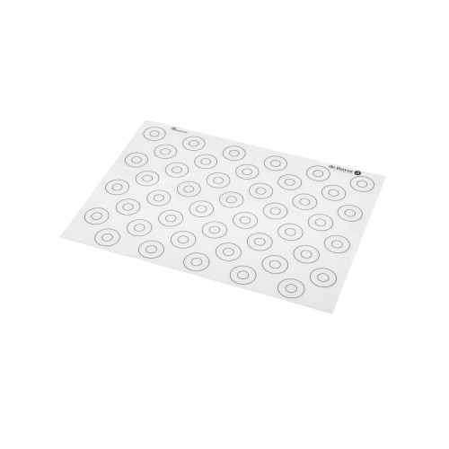 de Buyer Backmatte 40x30 cm mit 44 runden Markierungen - Silikon